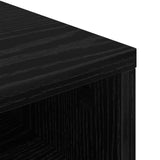Lowboard with Drawer Black Oak 102 x 32 x 48.5 cm 8000589