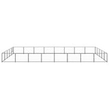 Dog Kennel Black 40 m Steel 3082160