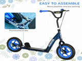 Kids Scooter with Adjustable Handlebar, Children's Kick Scooter with Non-slip Footplate, Rear Brake, T3398P348527