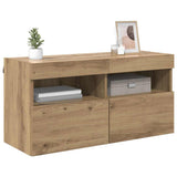 TV Wall Cabinet Artisan Oak 80 x 30 x 40 cm Engineered Wood 882979