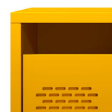 Bedside Cabinets 2 pcs Mustard Yellow 35x39x43.5 cm Steel 851251