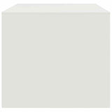 Coffee Table White 67x50x44 cm Steel 841732