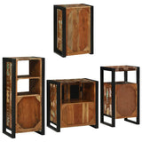 Bathroom Furniture Set 4 pcs Multicolour Solid Reclaimed Wood 3305697