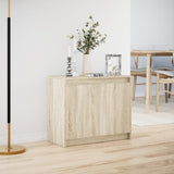 Sideboard with LED Sonoma Oak 72x34x61 cm Engineered Wood 852175