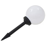 ZNTS Outdoor Solar Lamps 3 pcs LED Spherical 20 cm RGB 44458