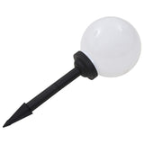 ZNTS Outdoor Solar Lamps 3 pcs LED Spherical 20 cm RGB 44458