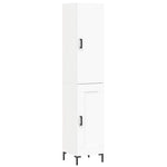 Highboard White 34.5x34x180 cm Engineered Wood 3199105