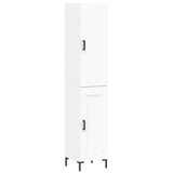 Highboard White 34.5x34x180 cm Engineered Wood 3199105