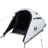 Camping Tent Tunnel 3-Person White Blackout Fabric Waterproof 94603