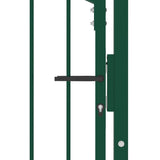 Fence Gate with Spikes EMMEN 100 x 175 cm Powder-coated steel 146396