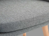 Set of 2 Bar Stools Modern Upholstered Seat Bar Chairs w/ Metal Frame, Solid Wood Legs Living Room T3398P328158