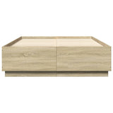 Bed Frame without Mattress Sonoma Oak 160x200 cm 3209690