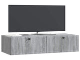 Wall-Mounted TV Cabinet Grey Sonoma 98 x 41 x 30 cm 898021