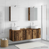 Bathroom Cabinet Set 5 pcs Old Wood Engineered Wood 3406437