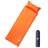 Self Inflating Camping Mattress with Pillow 1-Person Orange 4007134