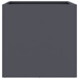 Planters 2 pcs Anthracite 49x47x46 cm Steel 841564
