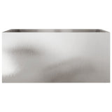 Planter Silver 62x30x29 cm Stainless Steel 841593