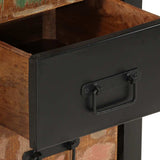 Drawer Cabinet Multicolour 40x40x75 cm Solid Wood Reclaimed 4013582
