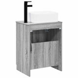 Bathroom Furniture Set Grey Sonoma Engineered Wood 3404237