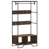 Wardrobe Brown Oak 90x50x180 cm Engineered Wood 848673