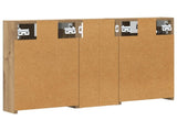 Bathroom Cabinet Set 3 pcs 80 x 10.5 x 50 cm Engineered wood 3403655