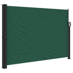 ZNTS Retractable Side Awning Dark Green 140x500 cm 4004425