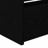 Daybed with Headboard Black Oak 90 x 190 cm Engineered Wood 3333998