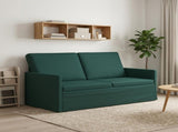 2 Seater Sofa Dark Green 150 x 81 x 82 cm Fabric 42041078