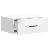 Wall-Mounted Bedside Cabinet 2 pcs White 49 x 34.5 x 20 cm 898956