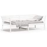 Day Bed without Mattress White 100x200 cm Solid Wood Pine 842875