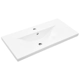 ZNTS 3 Piece Bathroom Furniture Set Concrete Grey Engineered Wood 3324912