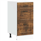 Kitchen Base Cabinet Porto Smoked Oak Engineered Wood 854225