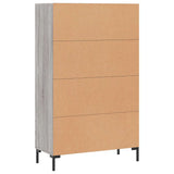 Highboard Grey Sonoma 69.5x31x115 cm Engineered Wood 828242
