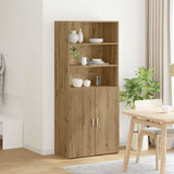 Highboard Artisan Oak 80 x 42.5 x 185 cm Engineered Wood 3402633