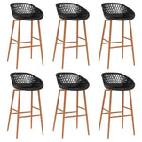 7 Piece Bar Set Black 3057392