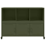 Sideboard Olive Green 100.5x39x72 cm Steel 846738