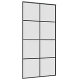 Sliding Door with Hardware Set 102,5x205 cm ESG Glass&Aluminium 3332904