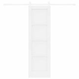 Sliding Door White 61 x 198.5 cm Solid Pine Wood 3333241