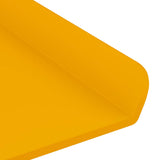 Floating Shelf 4 pcs Mustard Yellow 100 x 9 x 2.5 cm Steel 8003991