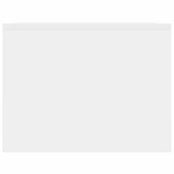 Coffee Table High Gloss White 90 x 50 x 37 cm Engineered Wood 895879