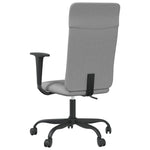 ZNTS Office Chair Light Grey Fabric 353017