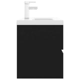 Sink Cabinet With Basin Black Engineered wood Medium Sink Cabinet 3071640