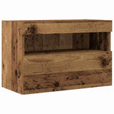 TV Wall Cabinet 2 pcs Old wood 60 x 30 x 40 cm Engineered Wood 862207