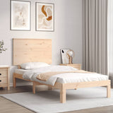 Bed Frame without Mattress 100x200 cm Solid Wood Pine 3193651