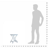 Camping Stool Aluminium 28x26x39 cm 48184