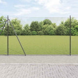 Welded Wire Fence with Concrete Base 10 x 1.4 m 3352527