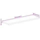 Table Top 110x30x3.8 cm Rectangular Solid Wood Acacia 370962