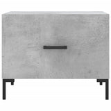 ZNTS Coffee Tables 2 pcs Concrete Grey 50x50x40 cm Engineered Wood 829405