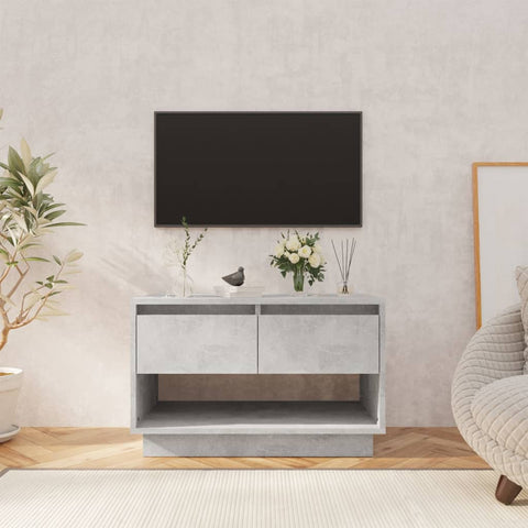 TV Cabinet Concrete Grey 70x41x44 cm Engineered Wood 809498