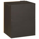 Bathroom Cabinet with Shelf Black and Gold 38 x 33 x 48 cm 4017848